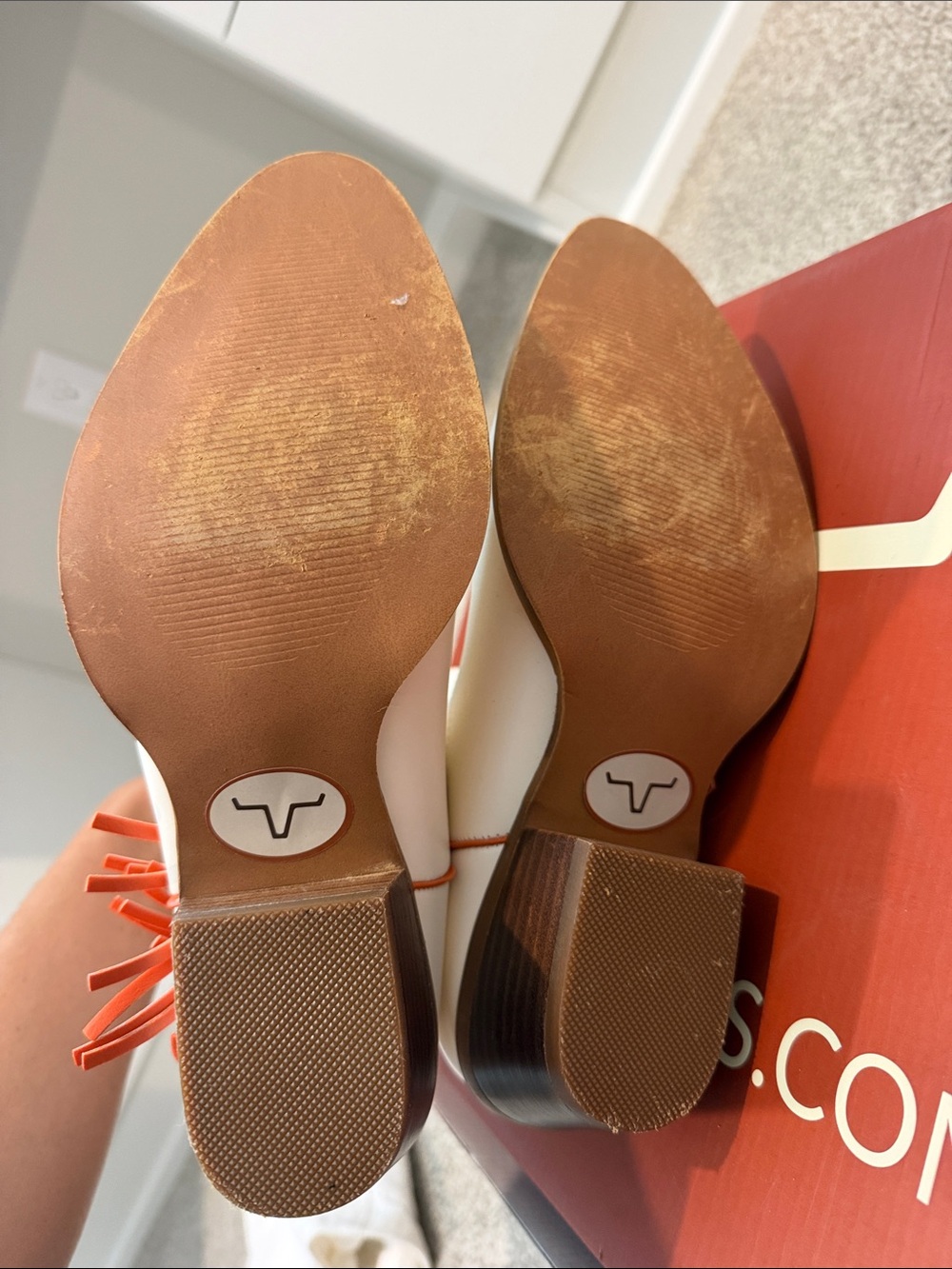 Longhorn Fringe Ankle Boots - Picture 4 of 5
